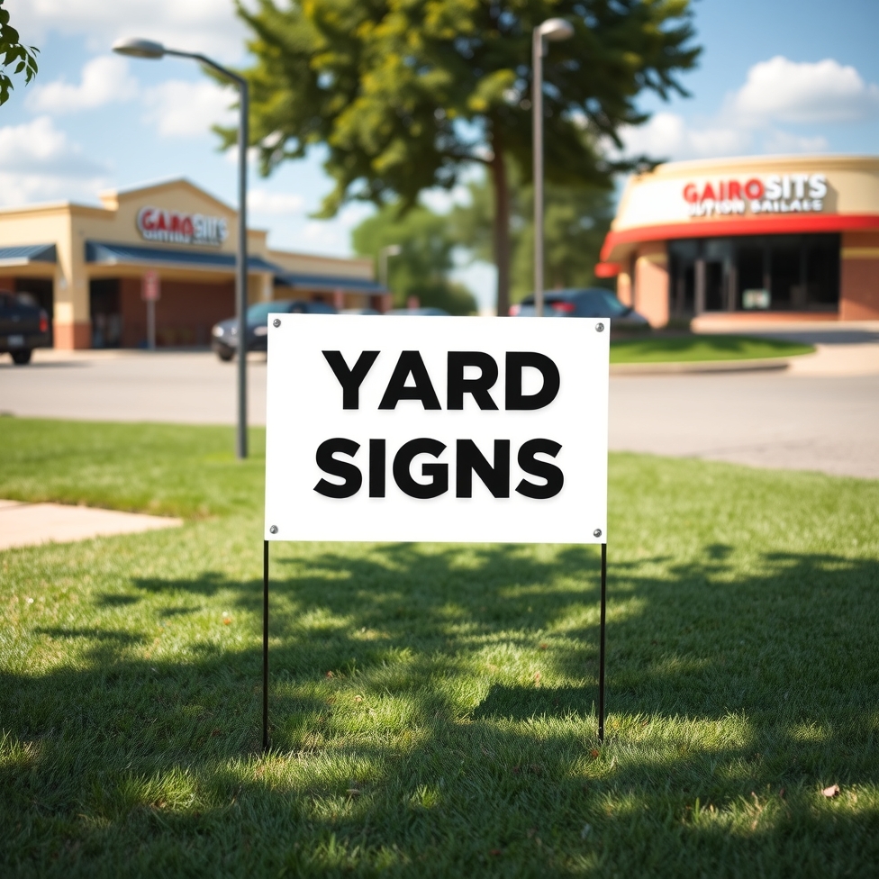 Checklist for Yard Signs Richmond Tx Guide