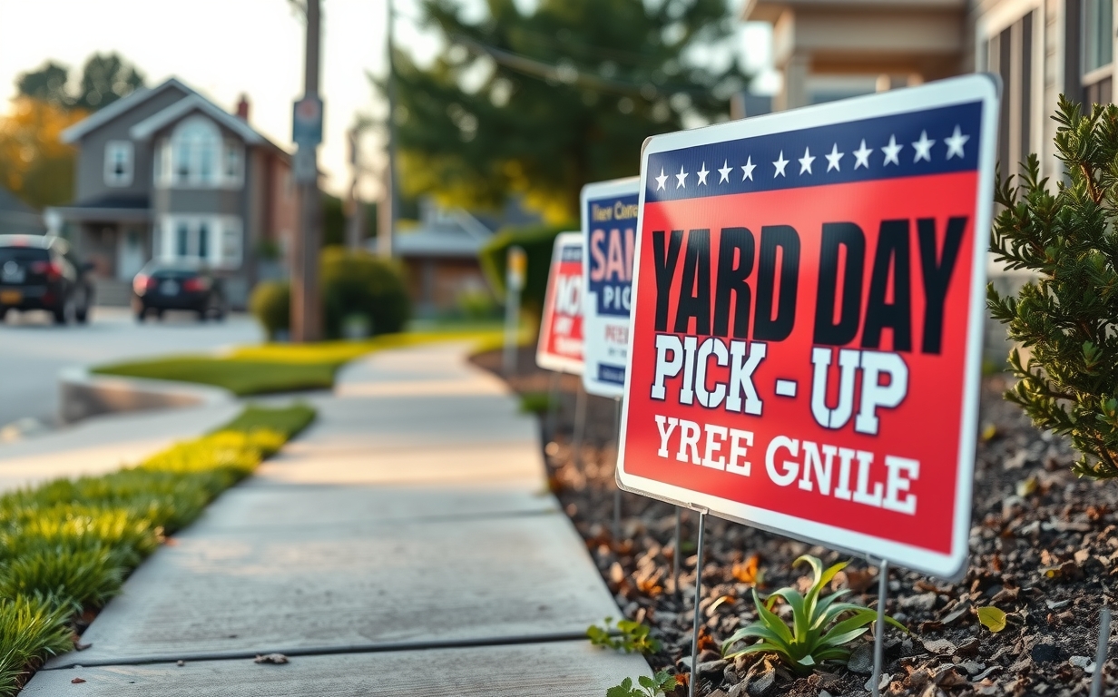 Quality check visual for Yard Signs Same Day Pick Up Guide