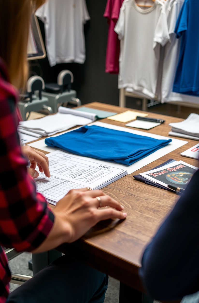 Preparation visual for Tshirt Printing Edmonton Guide