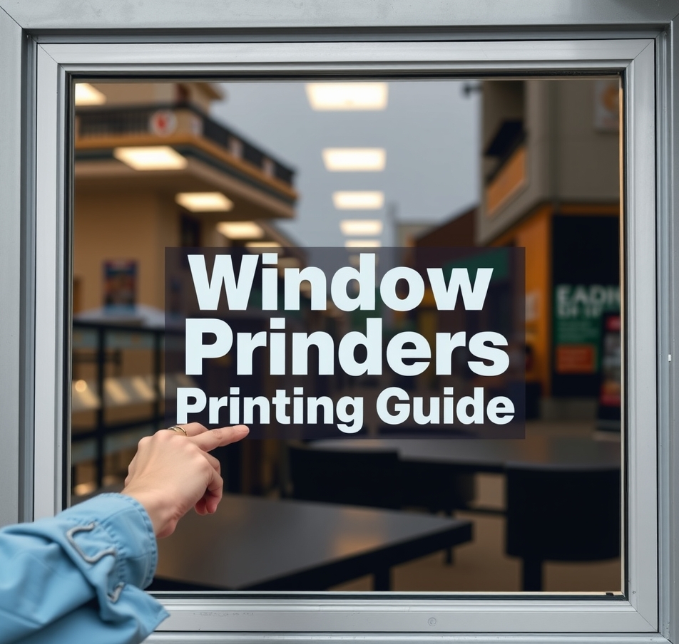 Checklist for Window Stickers Printing Guide