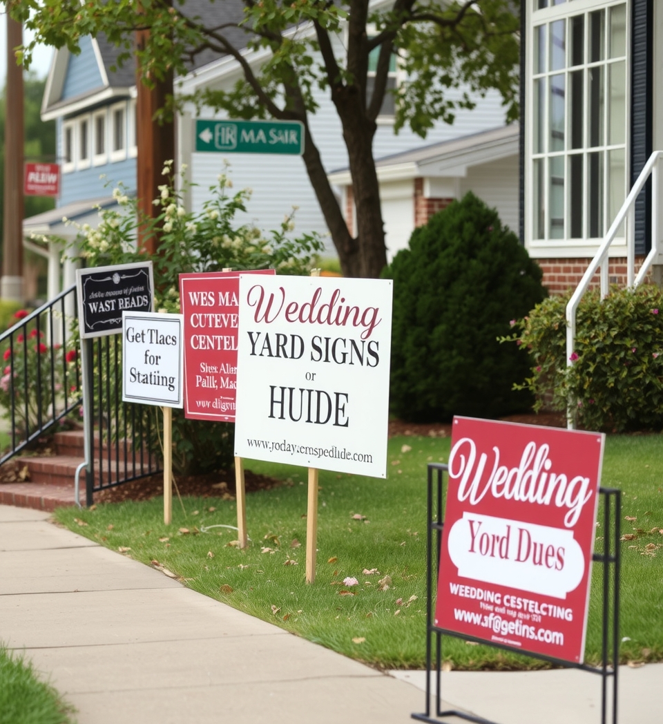 Wedding Yard Signs Guide