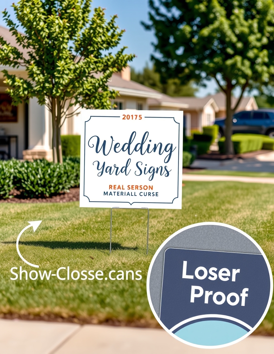 Checklist for Wedding Yard Signs Guide