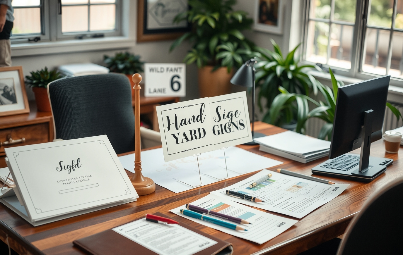 Preparation visual for Wedding Yard Signs Guide