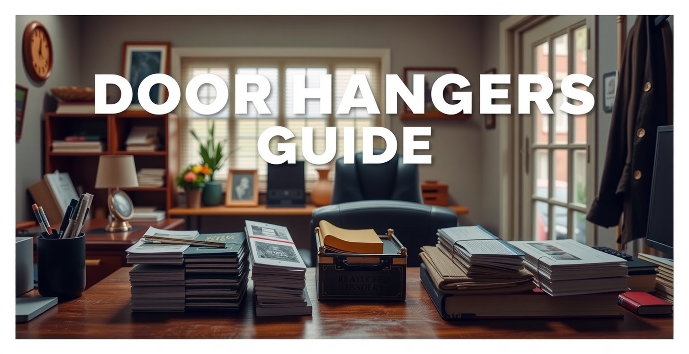 Quality check visual for Realtor Door Hangers Guide