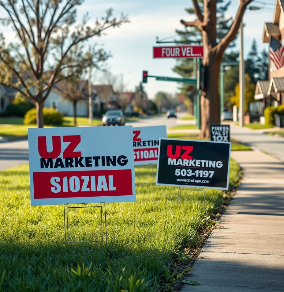 Uz Marketing Yard Signs