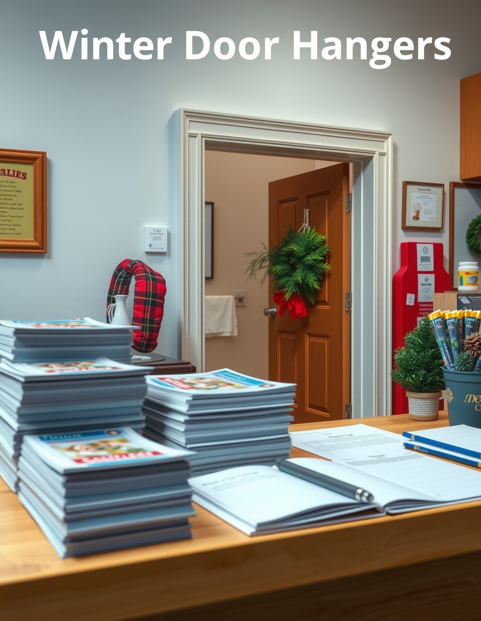 Quality check visual for Winter Door Hangers Guide