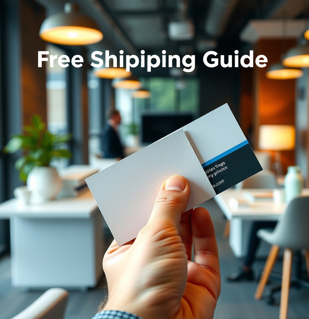 Checklist for Business Cards Printing Free Shipping Guide
