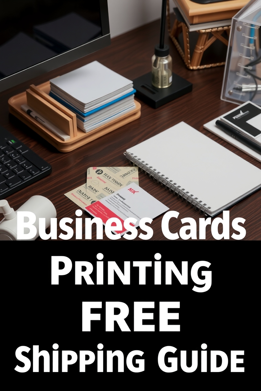 Preparation visual for Business Cards Printing Free Shipping Guide