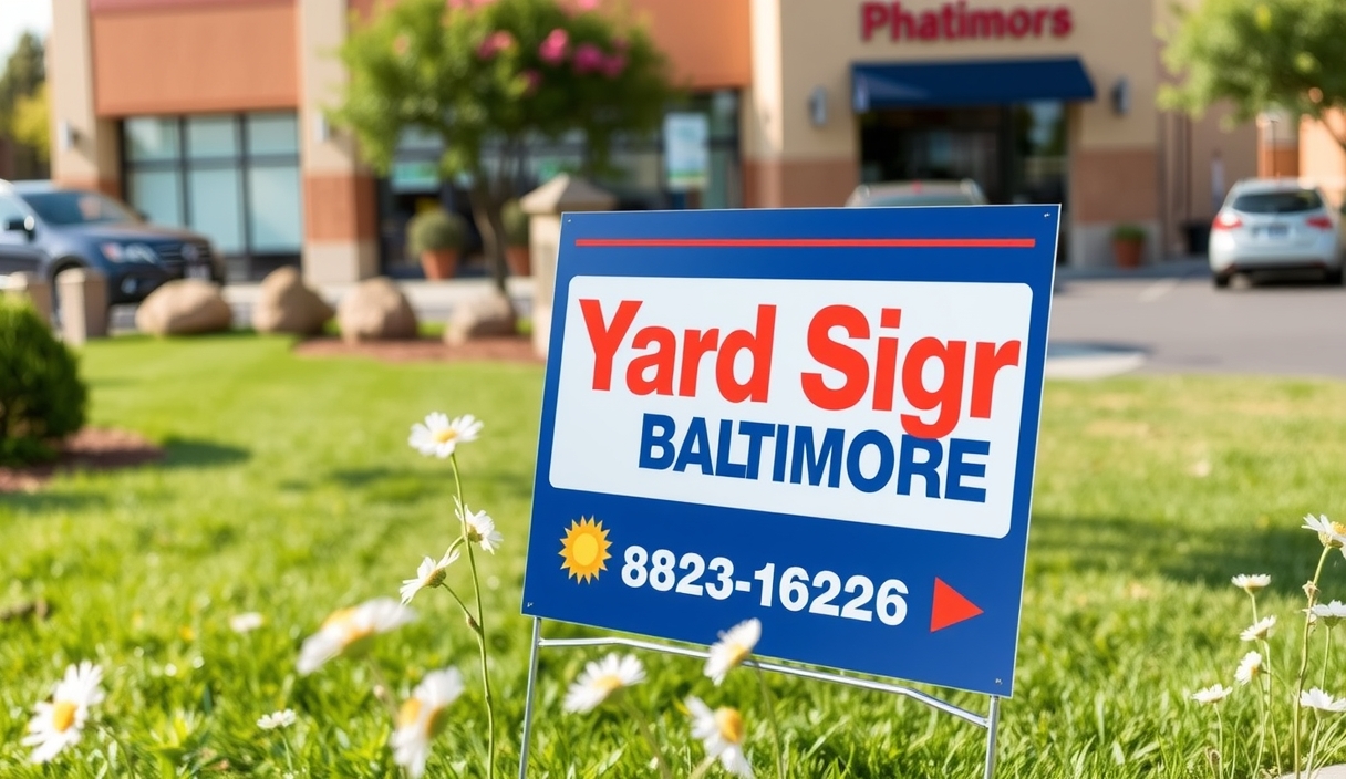 Quality check visual for Yard Signs Baltimore Guide