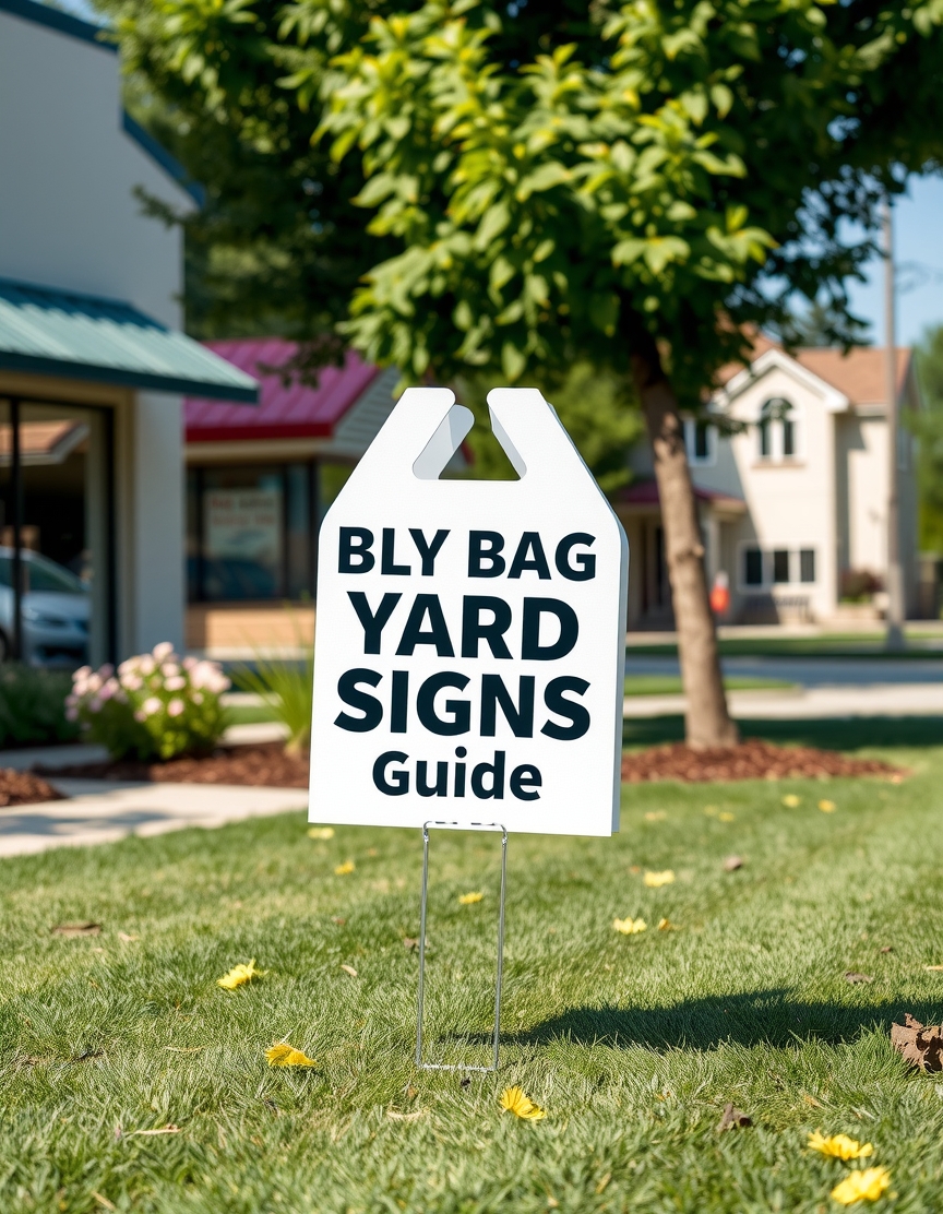 Checklist for Plastic Bag Yard Signs Guide