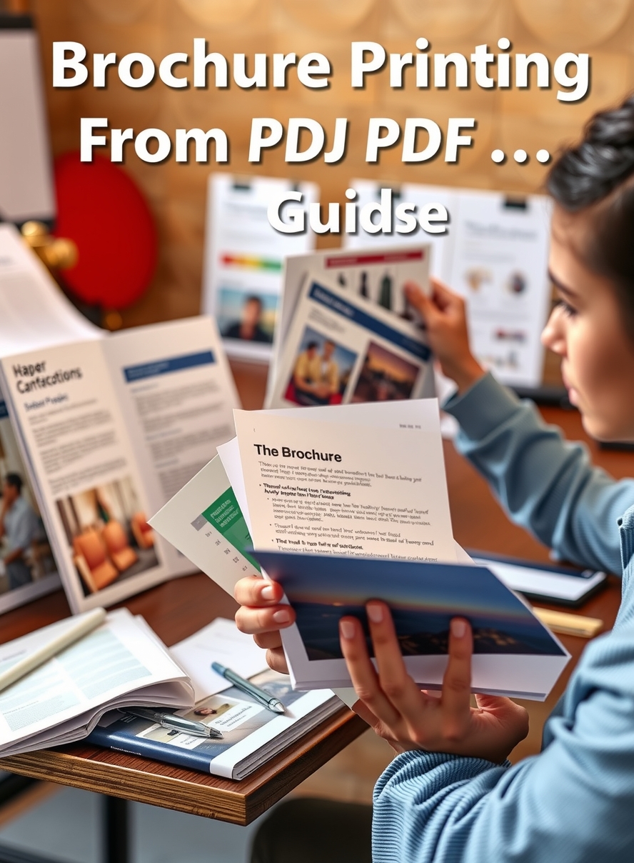 Checklist for Brochure Printing From Pdf Guide