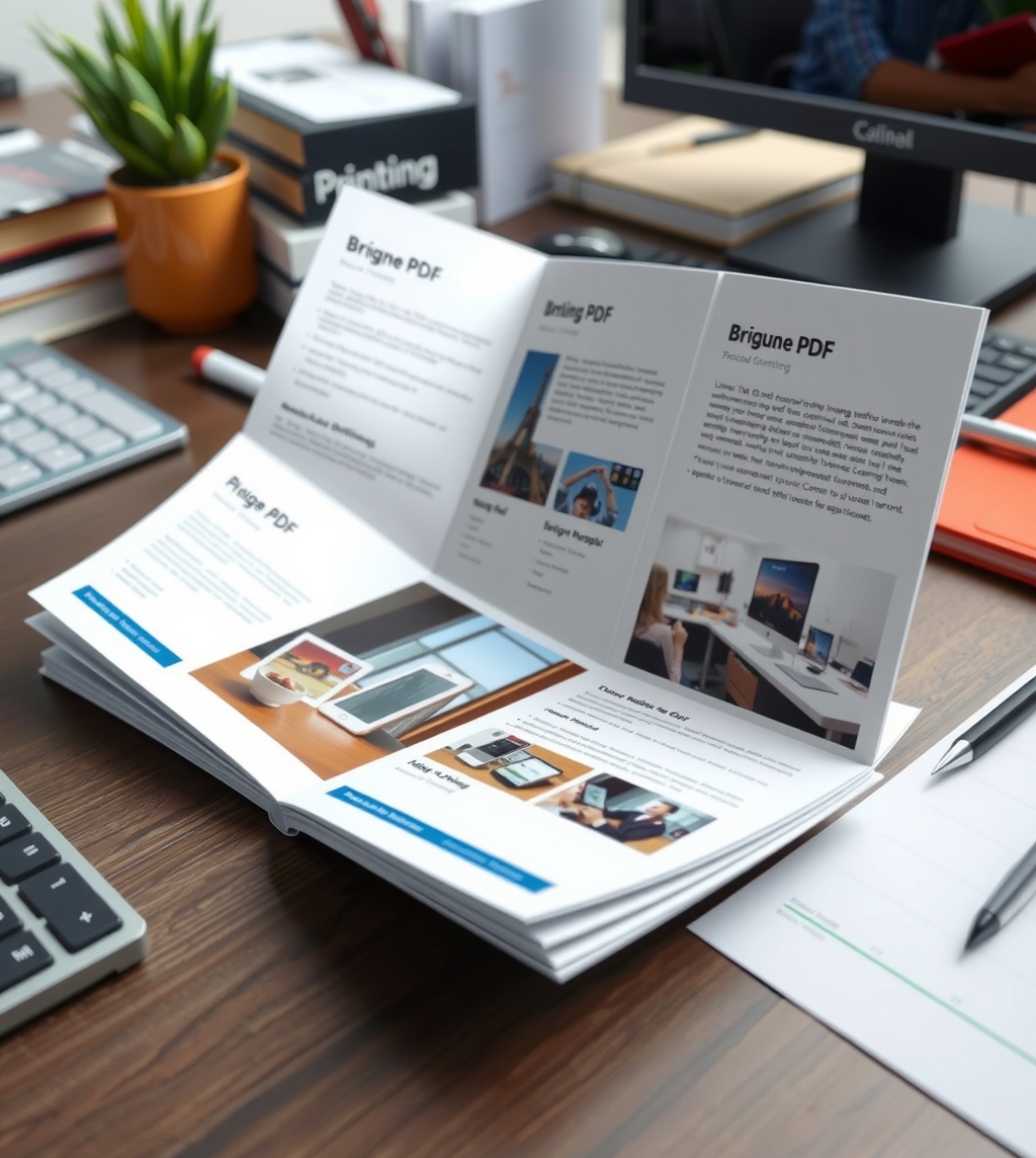 Preparation visual for Brochure Printing From Pdf Guide