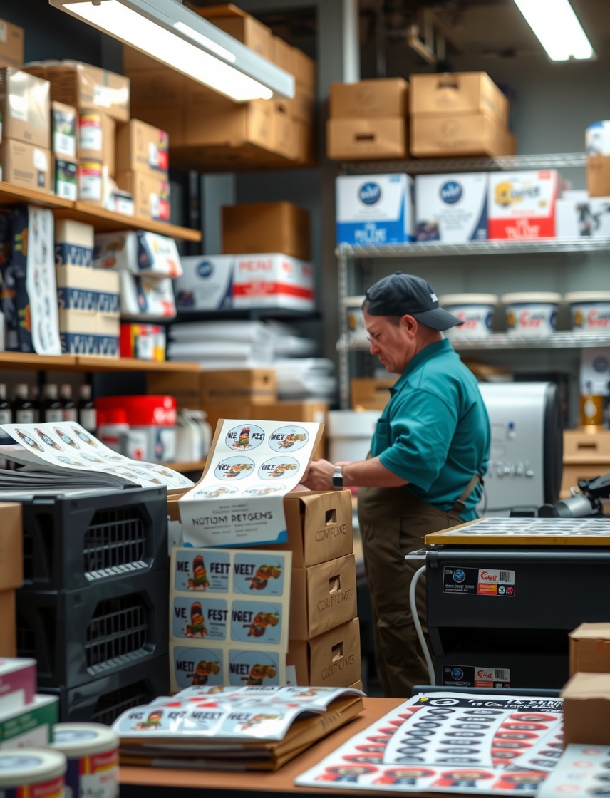 Preparation visual for Decal Stickers Printing Guide