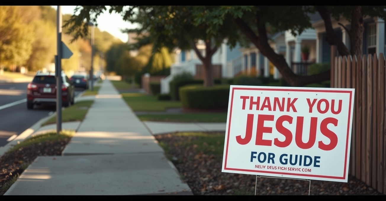 Thank You Jesus Yard Signs Guide