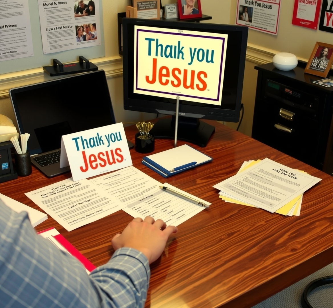 Preparation visual for Thank You Jesus Yard Signs Guide