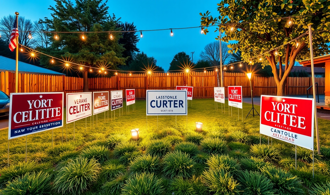 Preparation visual for Celebration Yard Signs Guide