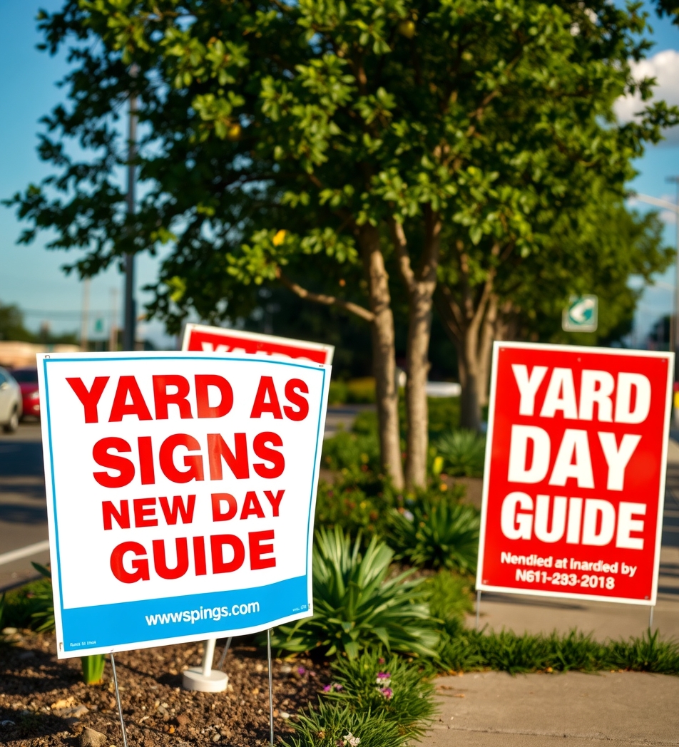 Yard Signs Next Day Guide