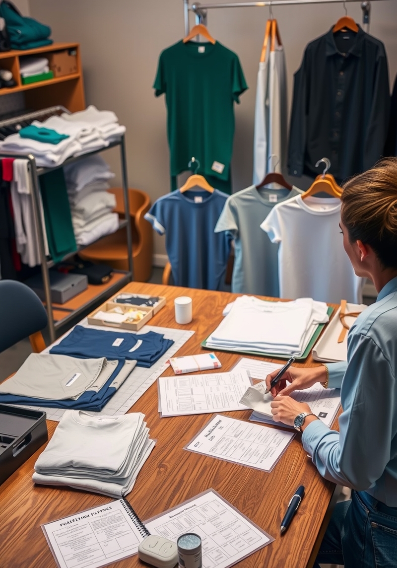 Preparation visual for Tshirt Printing Salt Lake City Guide