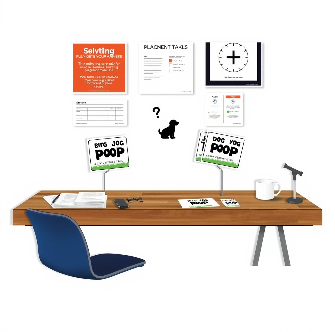 Preparation visual for Dog Poop Yard Signs Guide