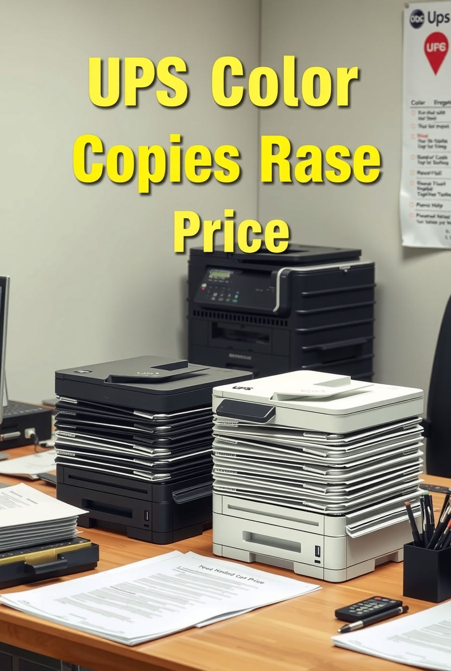 Quality check visual for Ups Color Copies Price