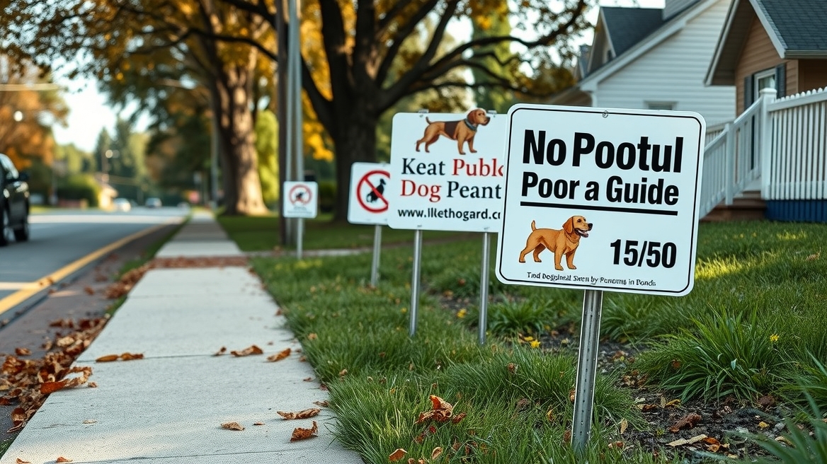 Yard Signs No Dog Poop Guide