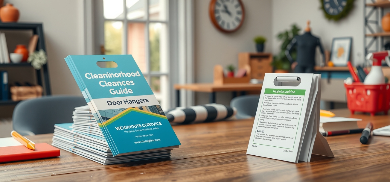 Checklist for Cleaning Service Door Hangers Guide