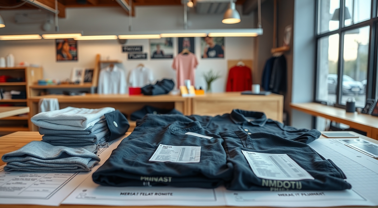 Preparation visual for Tshirt Printing Place Guide