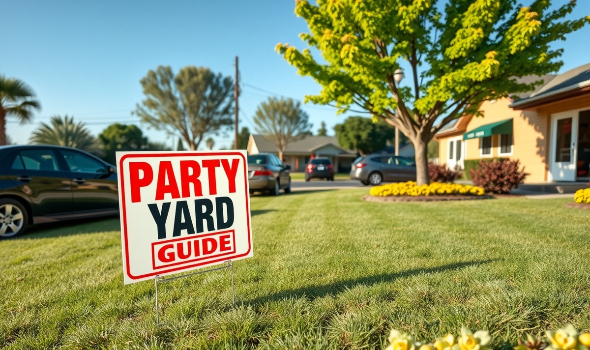Checklist for Party Yard Signs Guide