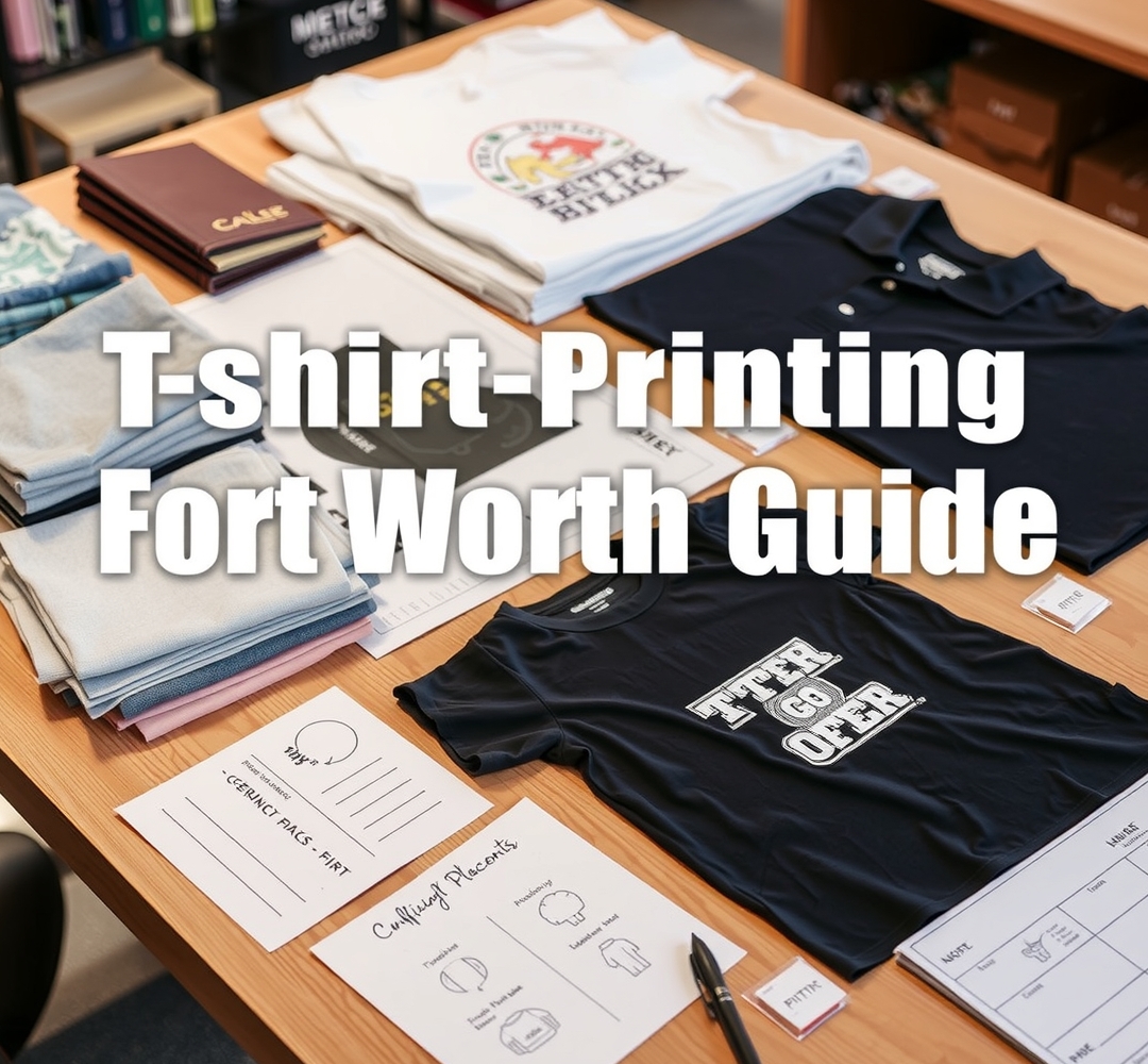 Preparation visual for Tshirt Printing Fort Worth Guide