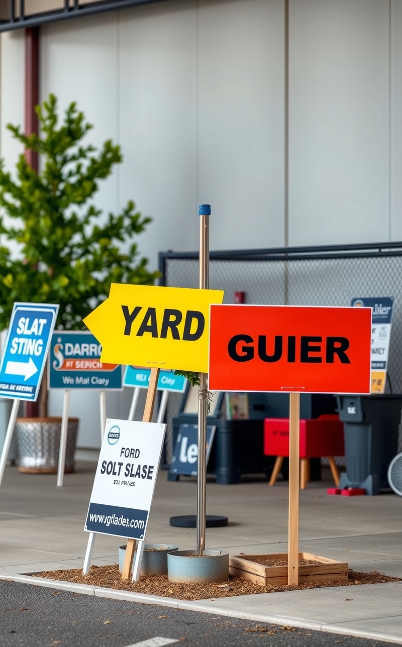 Checklist for Directional Yard Signs Guide