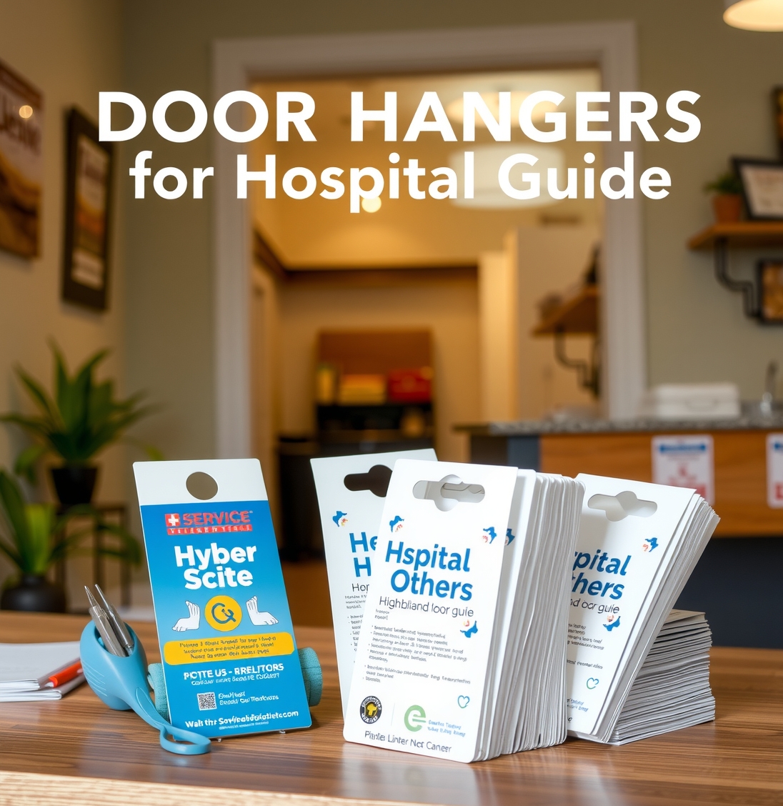 Preparation visual for Door Hangers for Hospital Guide