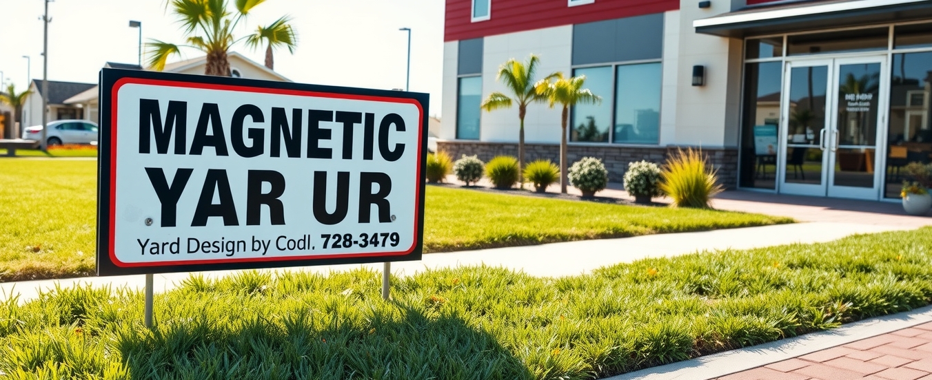 Preparation visual for Magnetic Yard Signs by Yard Design