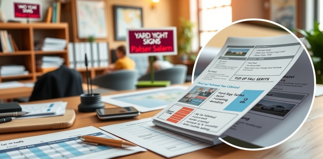 Quality check visual for Magnetic Yard Signs by Yard Design