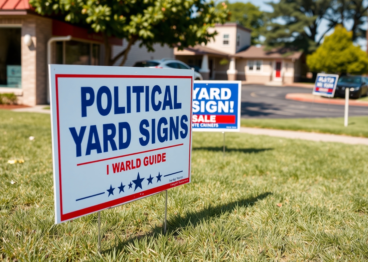 Checklist for Political Yard Signs for Sale Guide