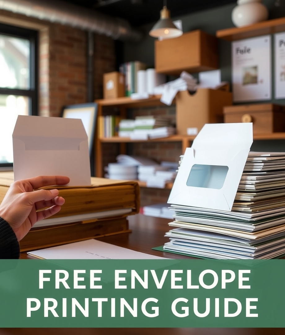 Preparation visual for Free Envelope Printing Guide