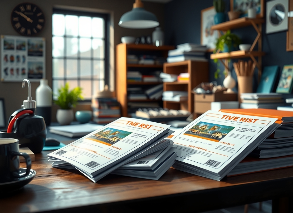 Quality check visual for A5 Flyer Printing Cheap