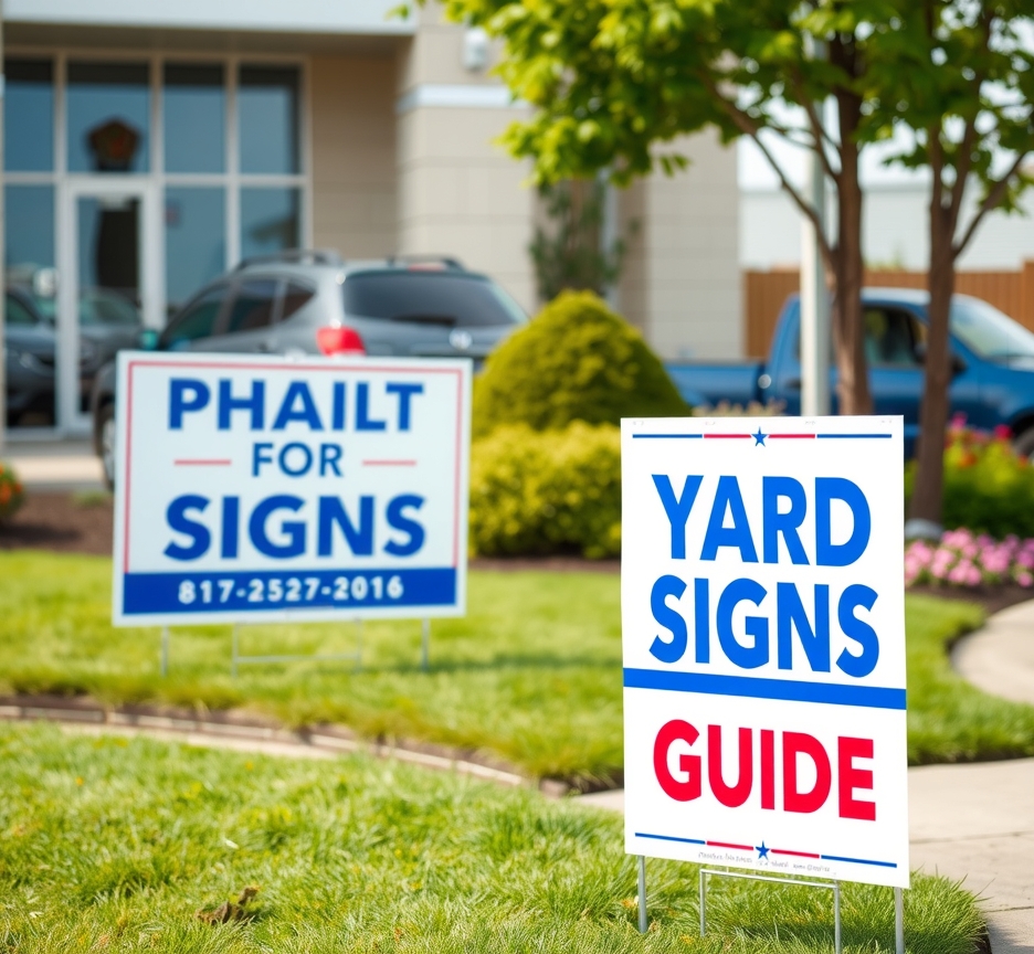 Checklist for Political Yard Signs Near Me Guide