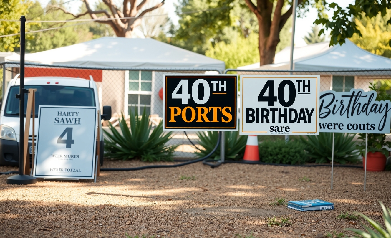 Evaluating the best 40TH Birthday Yard Signs Guide environment
