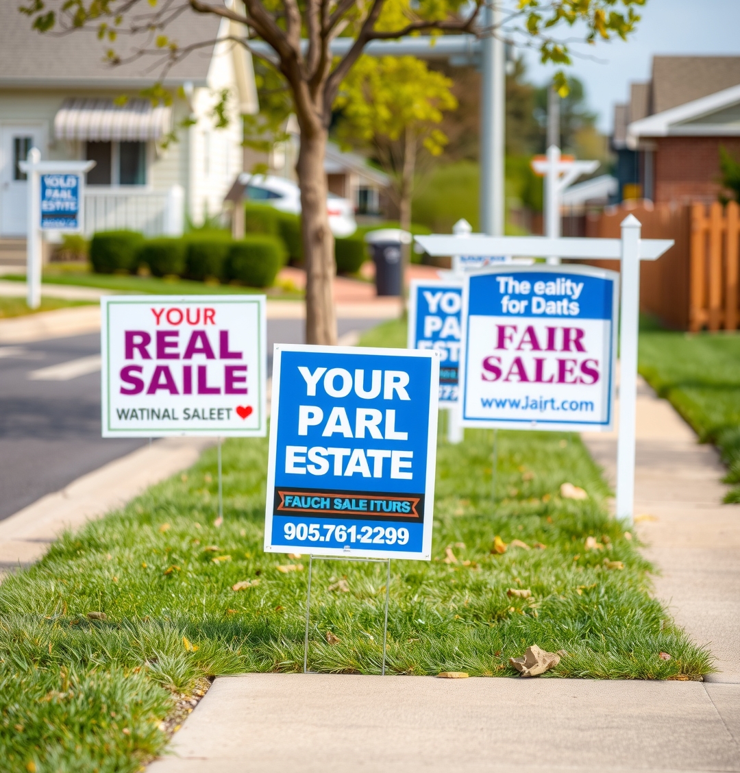 Custom Real Estate Yard Signs