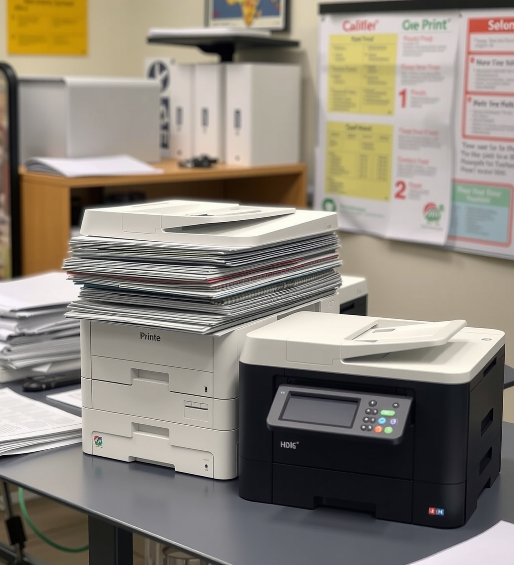 Quality check visual for Who Prints Color Copies Guide