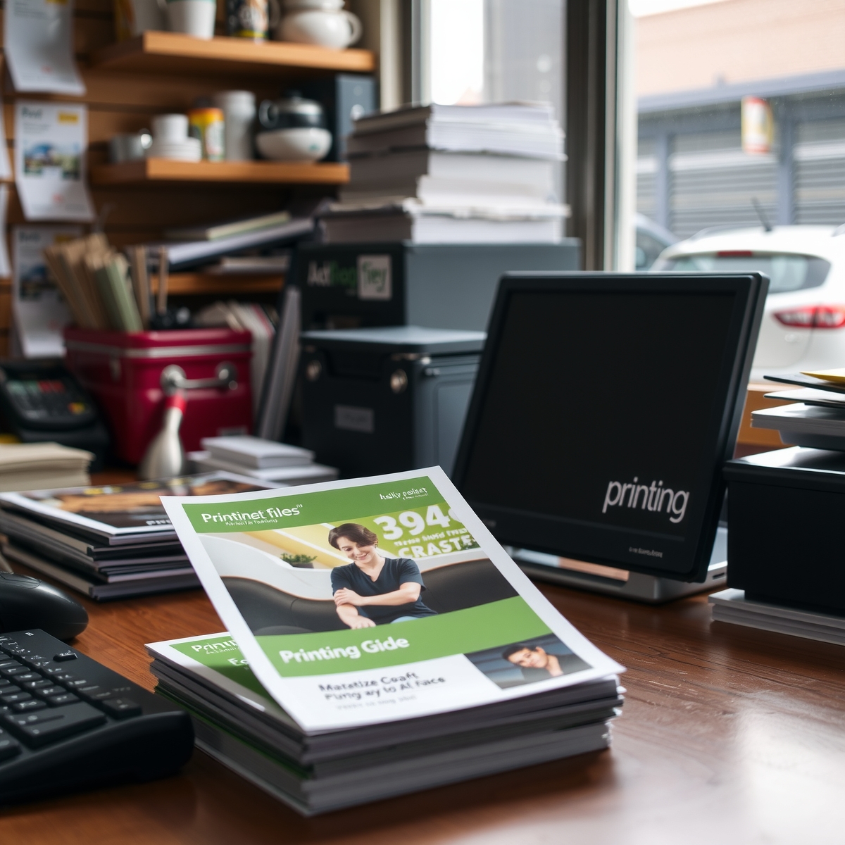 Preparation visual for Square Flyer Printing Guide