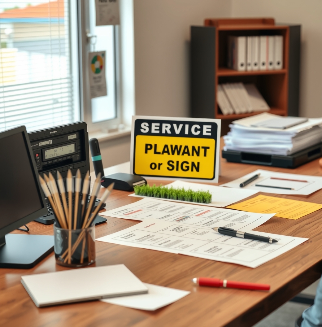 Preparation visual for Jacksonville Yard Signs Guide