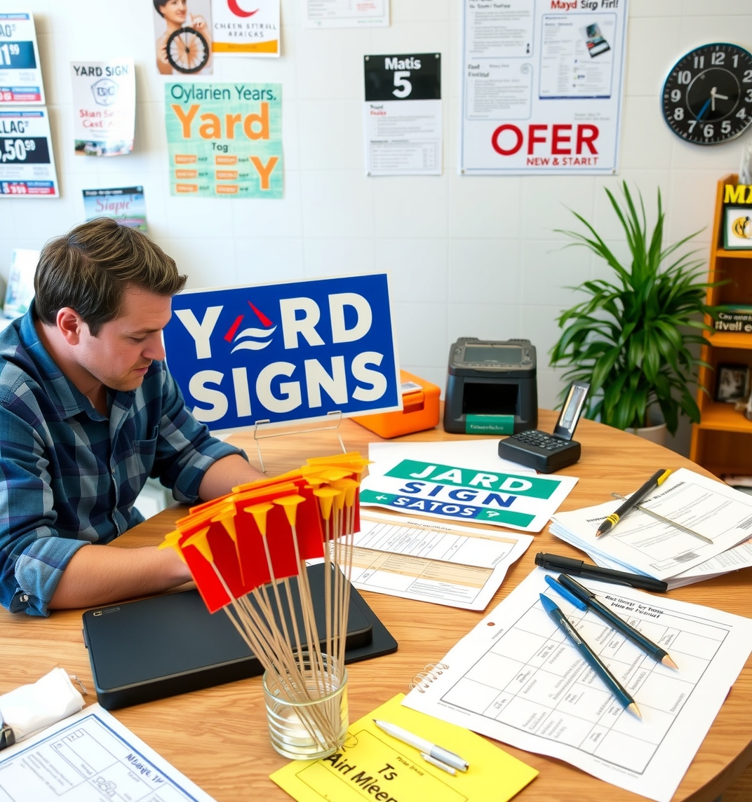 Preparation visual for Best Yard Signs for Business