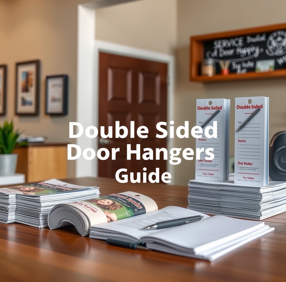 Preparation visual for Double Sided Door Hangers Guide