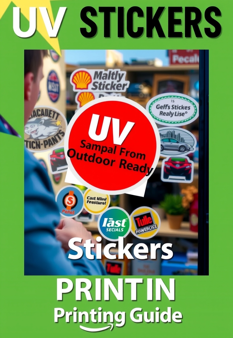 Preparation visual for Uv Stickers Printing Guide