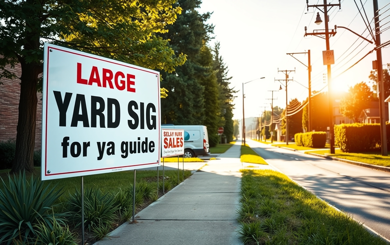 Large Yard Signs for Business Guide