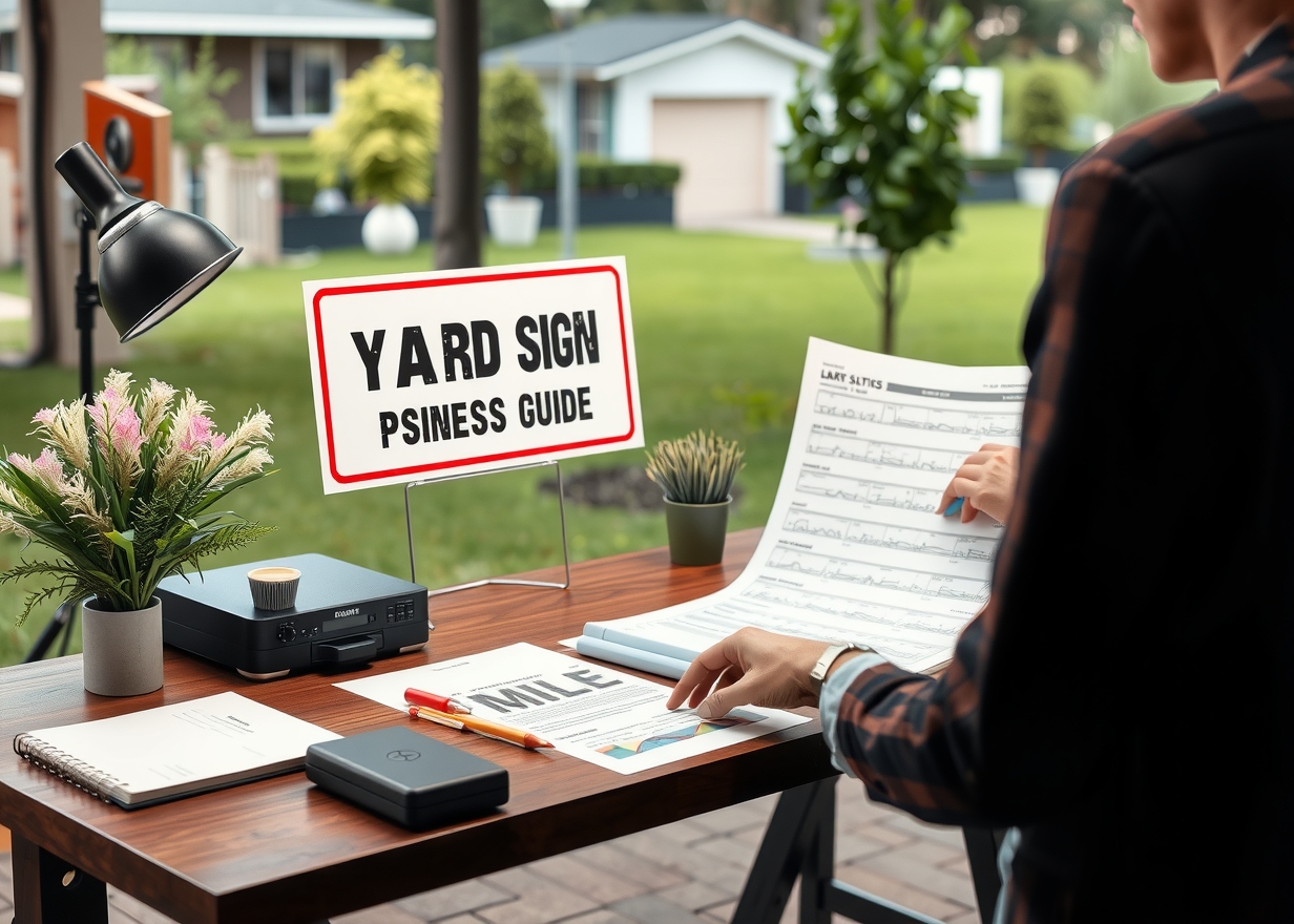 Quality check visual for Large Yard Signs for Business Guide