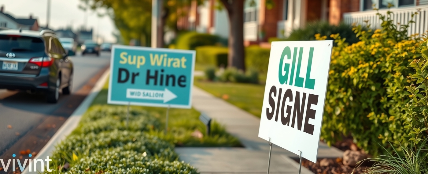 Vivint Yard Signs Guide