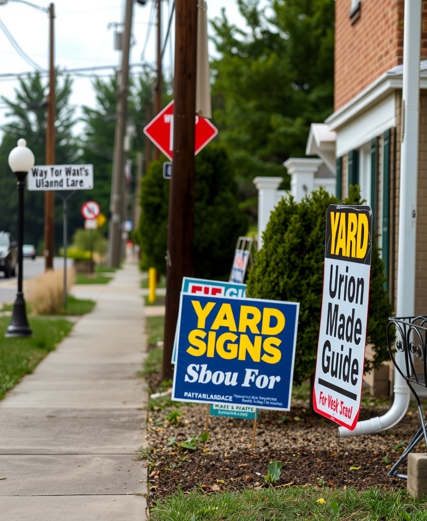 Yard Signs Union Made Guide