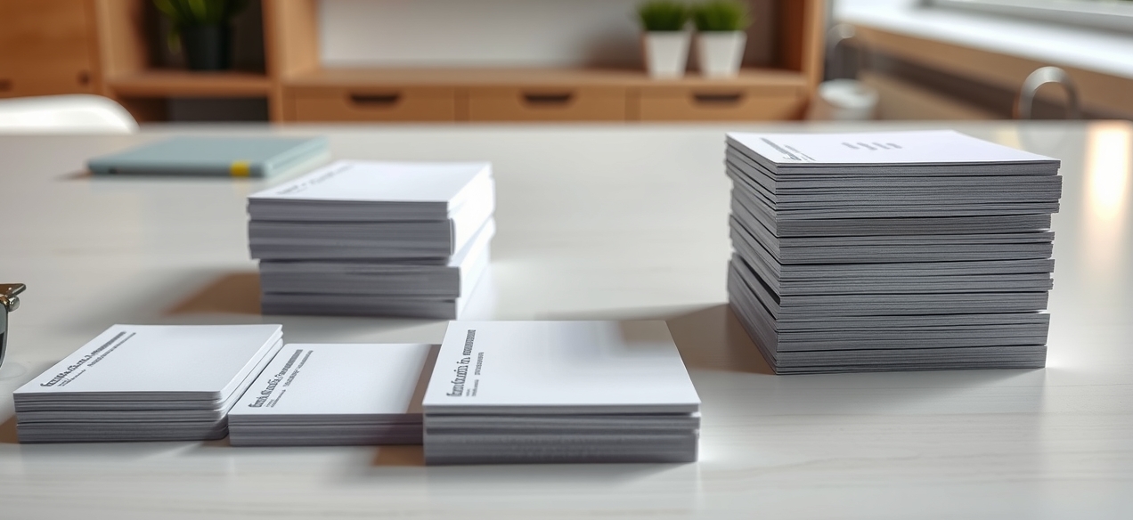 Quality check visual for Business Cards Printing Costs